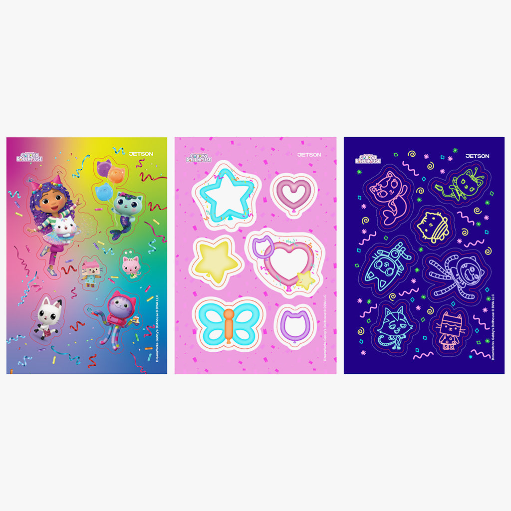 gabby's dollhouse kick scooter stickers