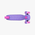top view of pink gem kick scooter deck