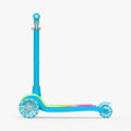 side profile of blue halos kick scooter