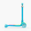 side profile of blue halos kick scooter