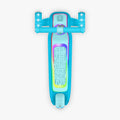 overhead view of light up scooter deck