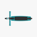 aerial view of deck on teal jupiter kick scooter