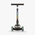 forward facing black leap kick scooter