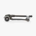 folded black leap kick scooter