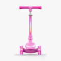 forward facing pink leap kick scooter