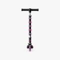pink and purple orbit kick scooter facing straight ahead