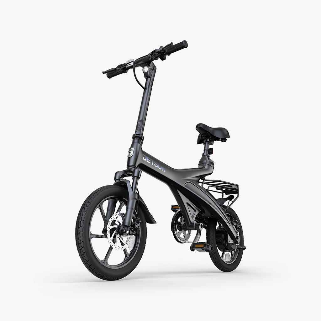 angled view of the otg elite electric bike