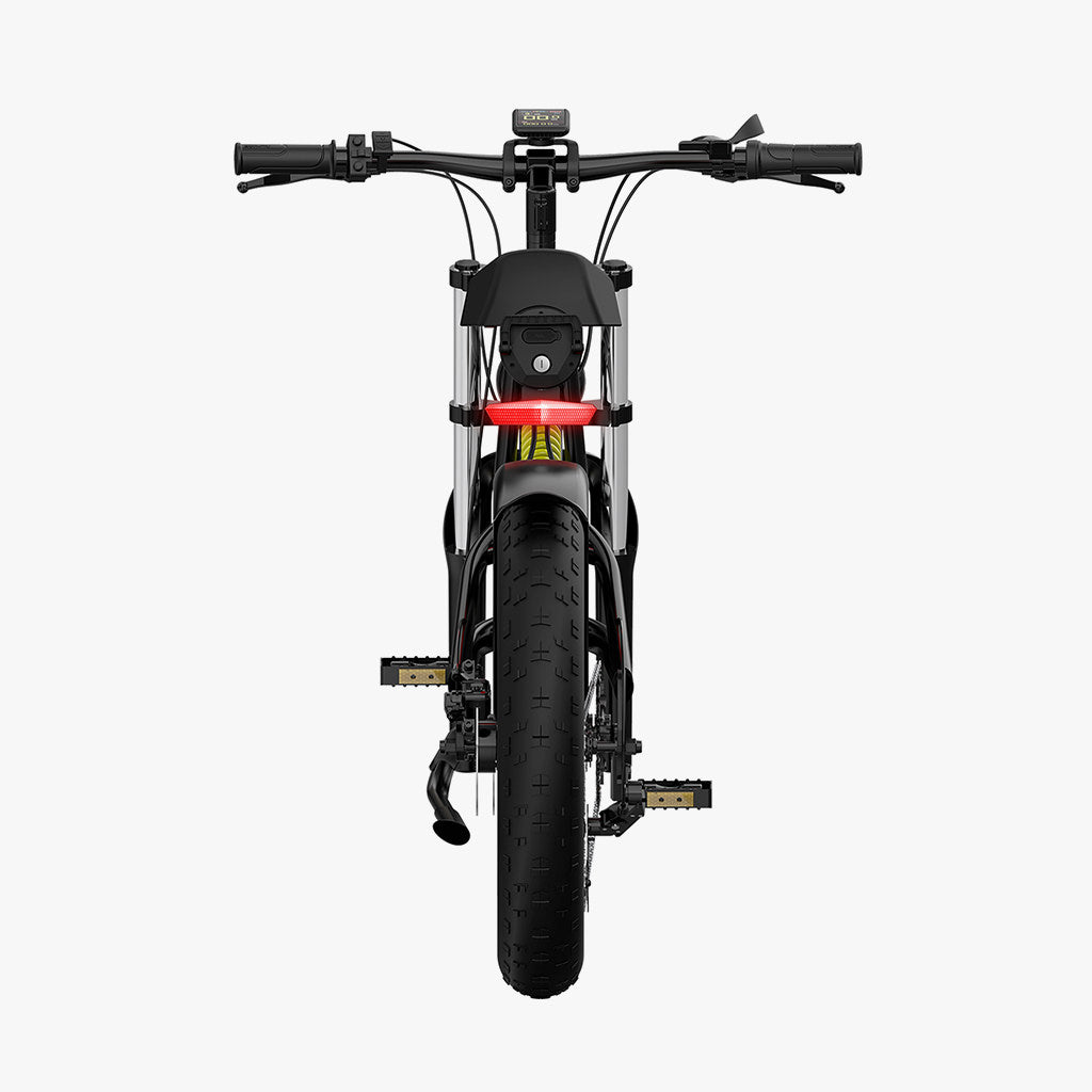 rear view of otto electric bike