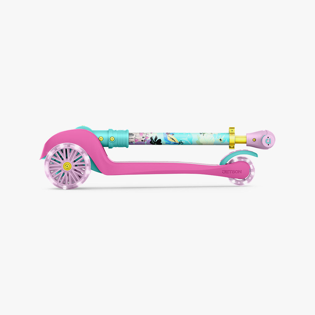 folded princess kick scooter