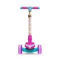 straight on view of the disney princess kick scooter