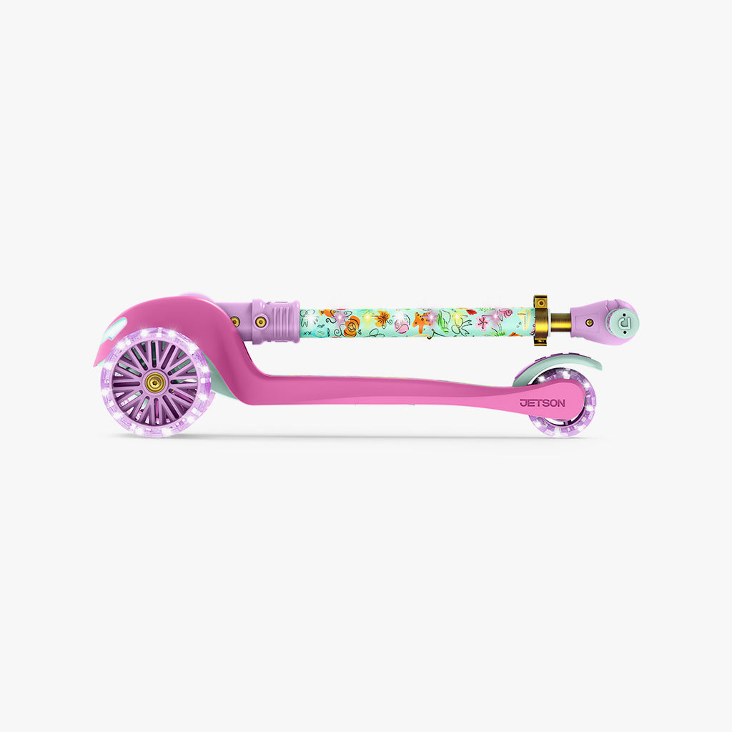 Disney princess kick scooter folded in half