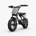 rio electric dirt bike facing forward