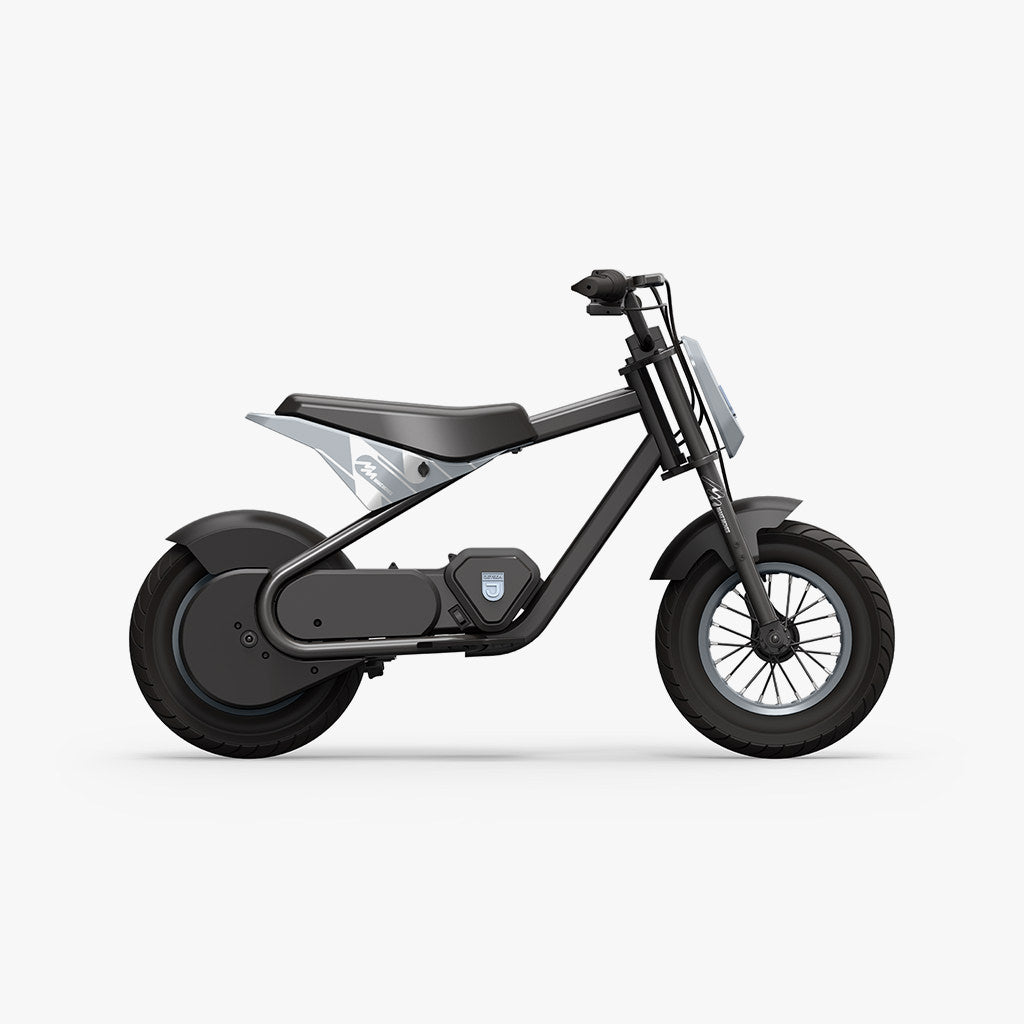 rio electric dirt bike facing right