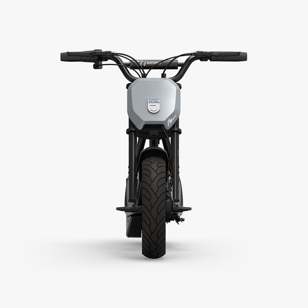rio electric dirt bike facing straight forward