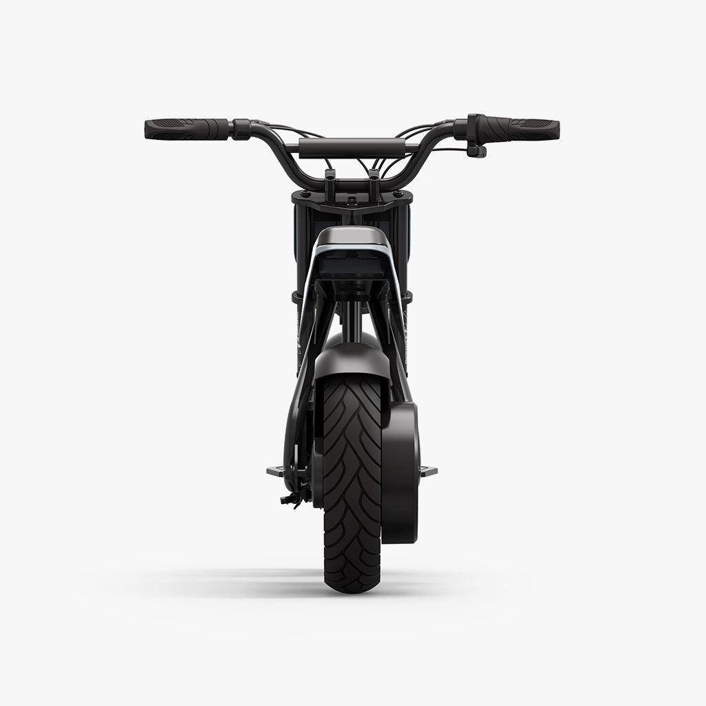rear view of rio electric dirt bike