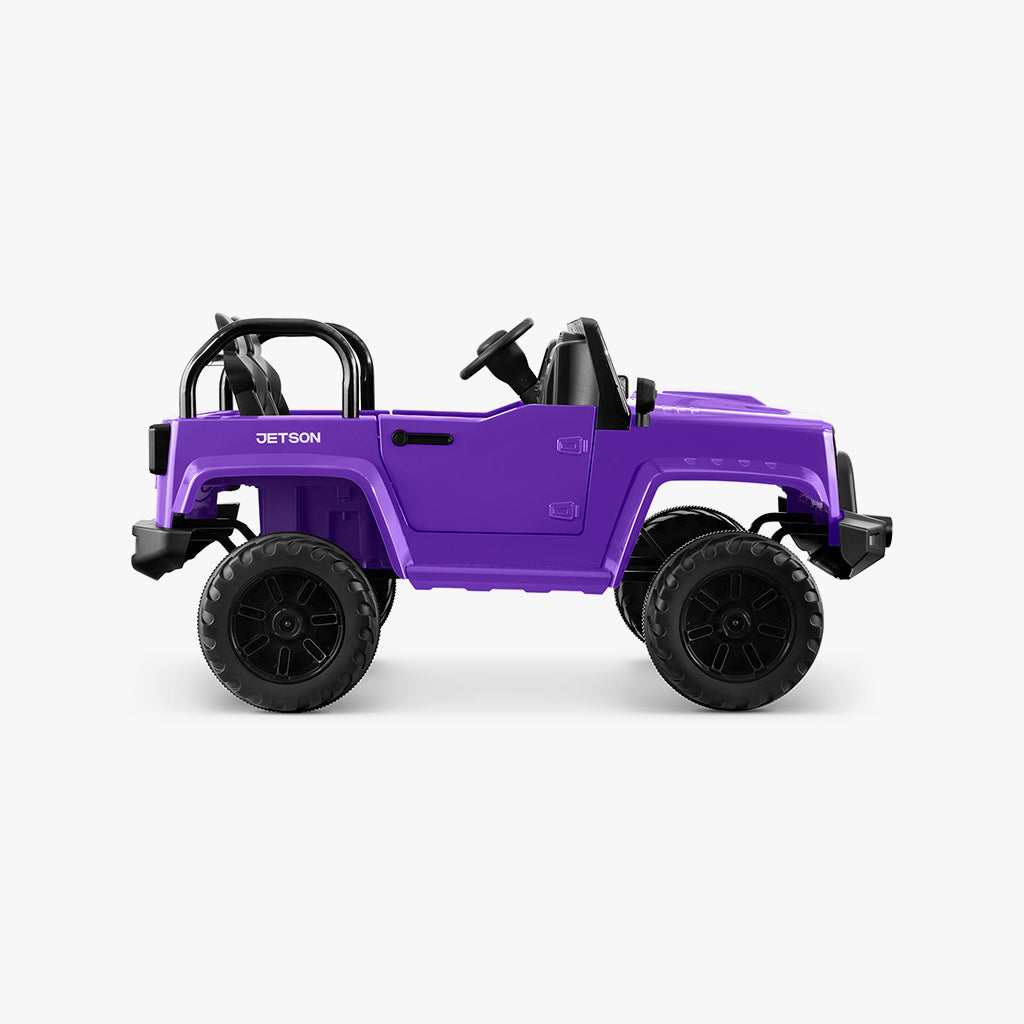 side view facing right of the purple safara max