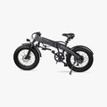 handlebar folded down on the warren electric bike
