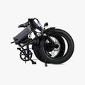 warren electric bike completely folded