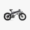warren bike facing to the left, handlebar folded