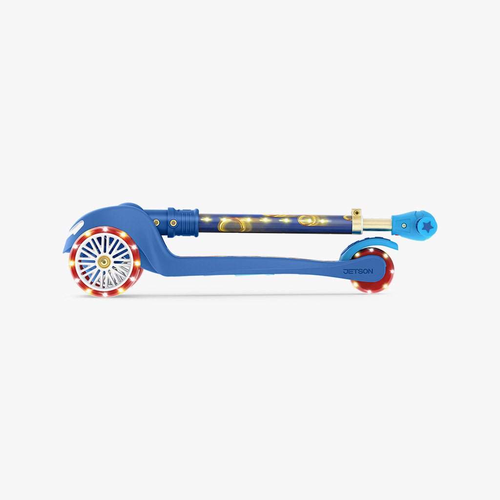 side view of the folded sonic scooter version 1