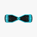 overhead view of blue spin hoverboard