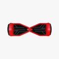 overhead view of red spin hoverboard