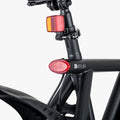 close up of the back head light and the reflector of the Atlas e-bike