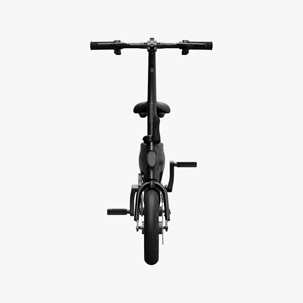 front of Axle e-bike