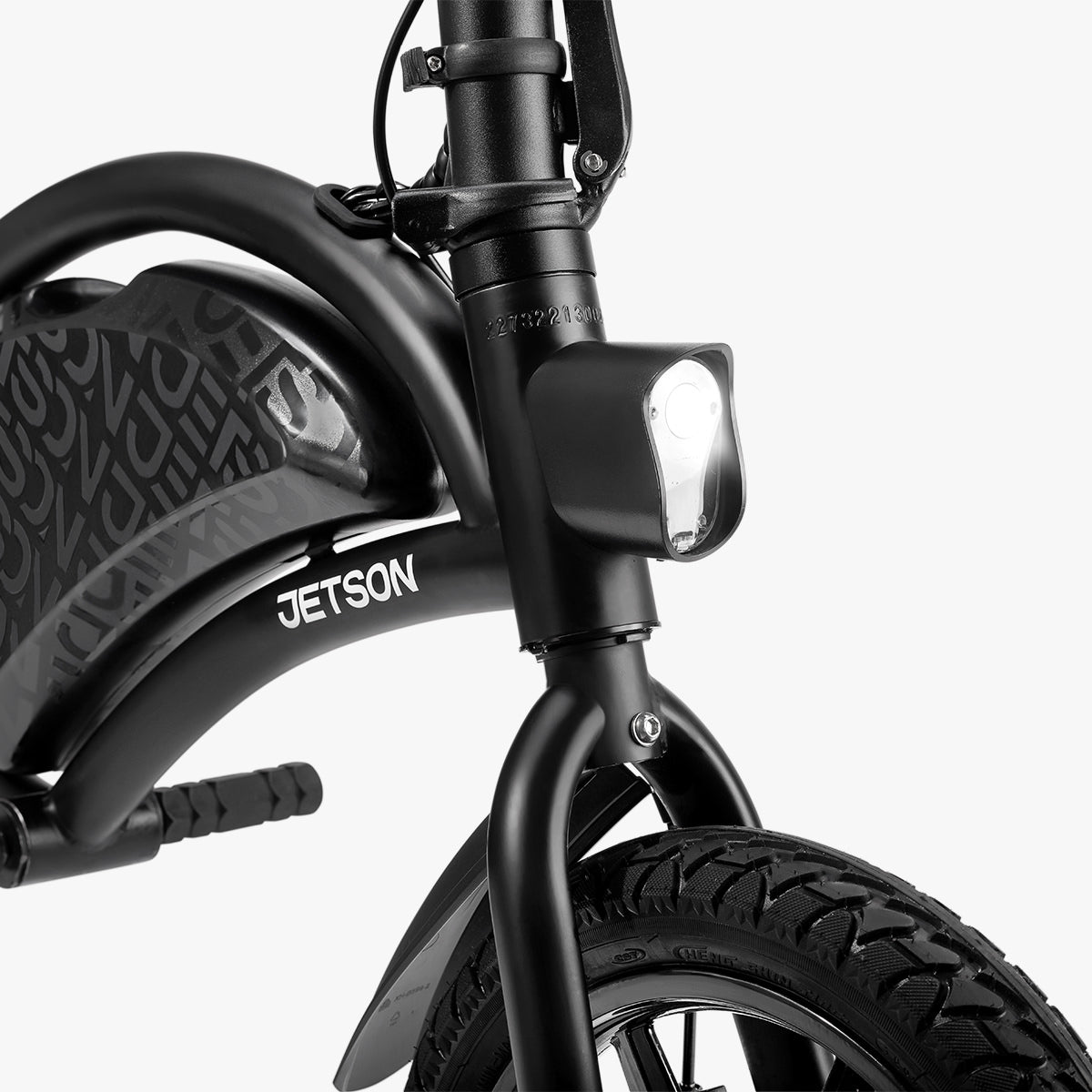 close up of front light of Bolt Up