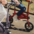 close up of people's legs riding Bolt bike