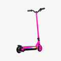 rear angled view of the pink echo x electric scooter