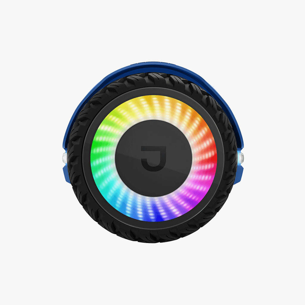 side view of the blue Flashback