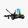rear view of the force hoverboard combo with the lit up seat back