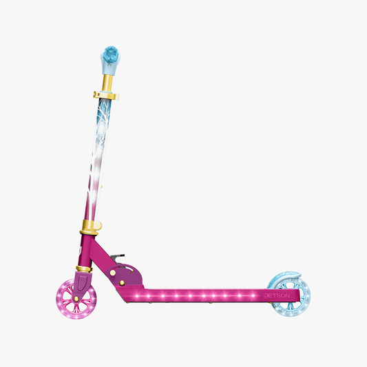 disney frozen kick scooter facing to the left