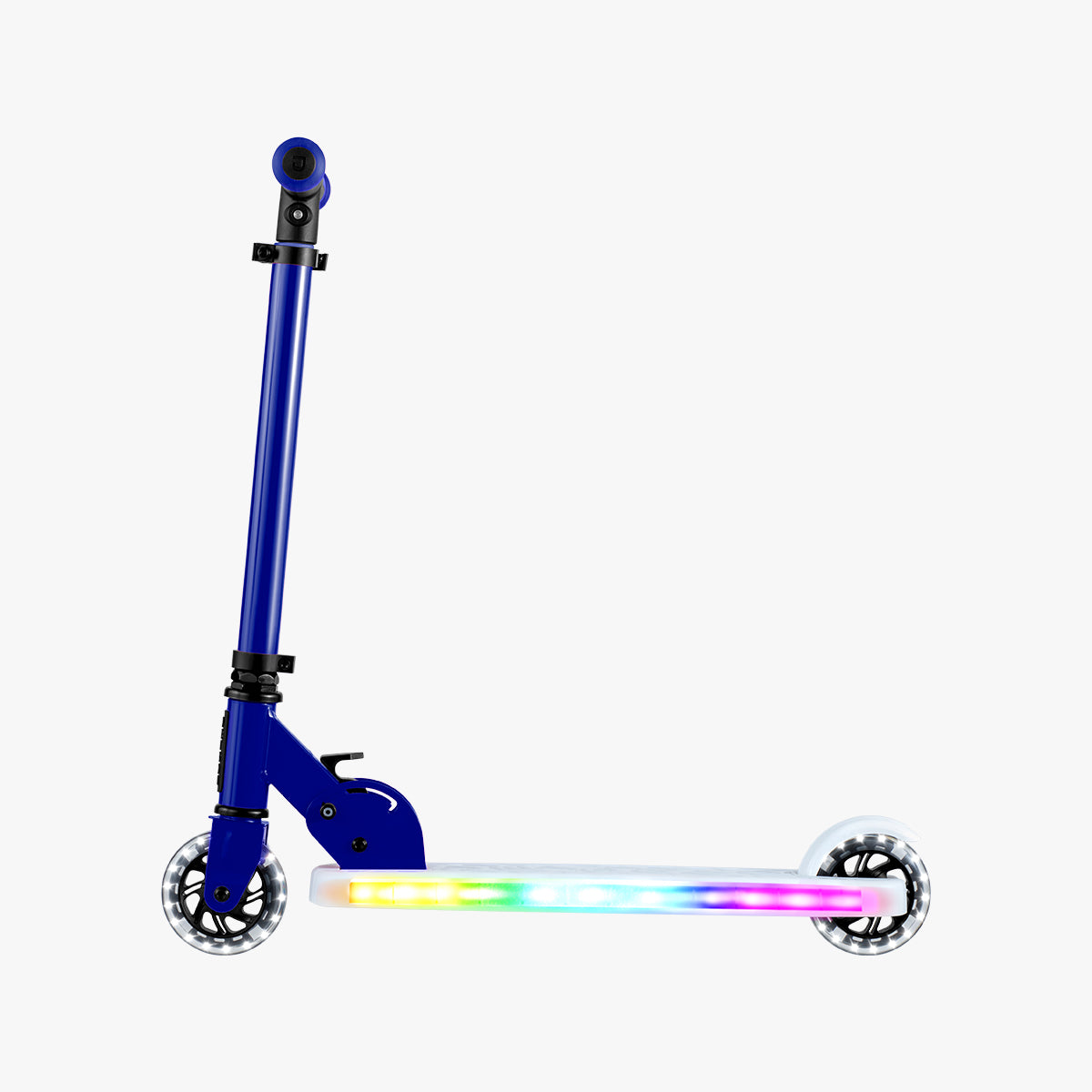 blue helio x kick scooter facing left
