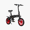 Arro electric bike facing to the right with the kickstand down