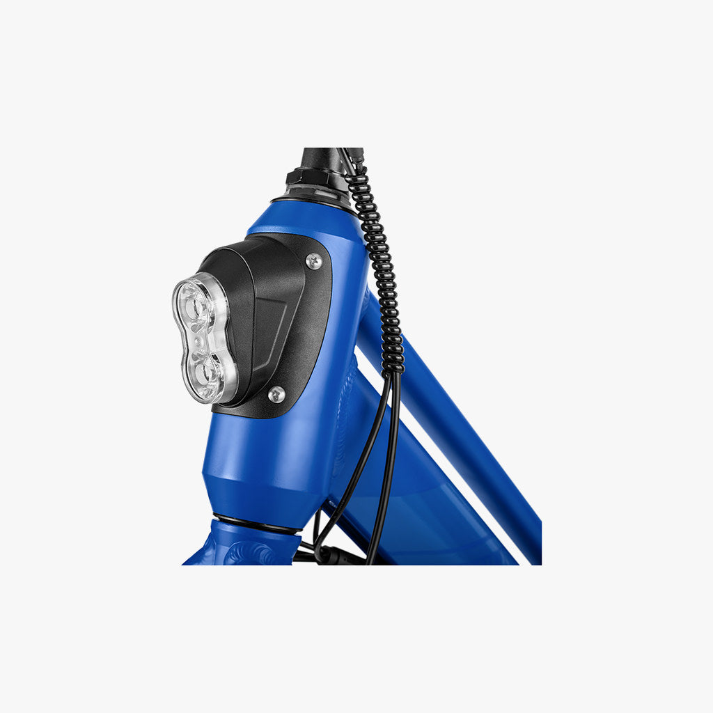 close up of Journey electric bike headlight