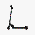 black jupiter kick scooter facing left