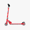 red jupiter kick scooter facing to the left