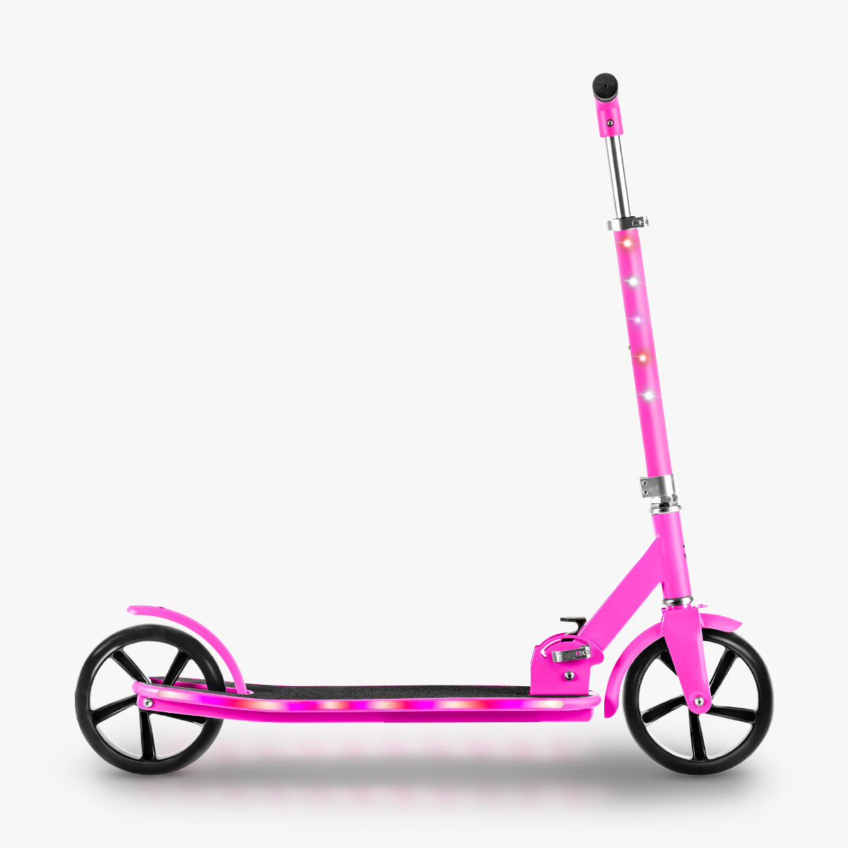 pink jupiter jumbo scooter facing right