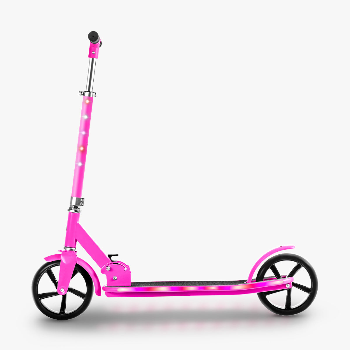 pink jupiter jumbo scooter facing left