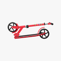 red jupiter jumbo scooter folded in half