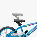 adjustable seat height on blue and black light rider 16 bike