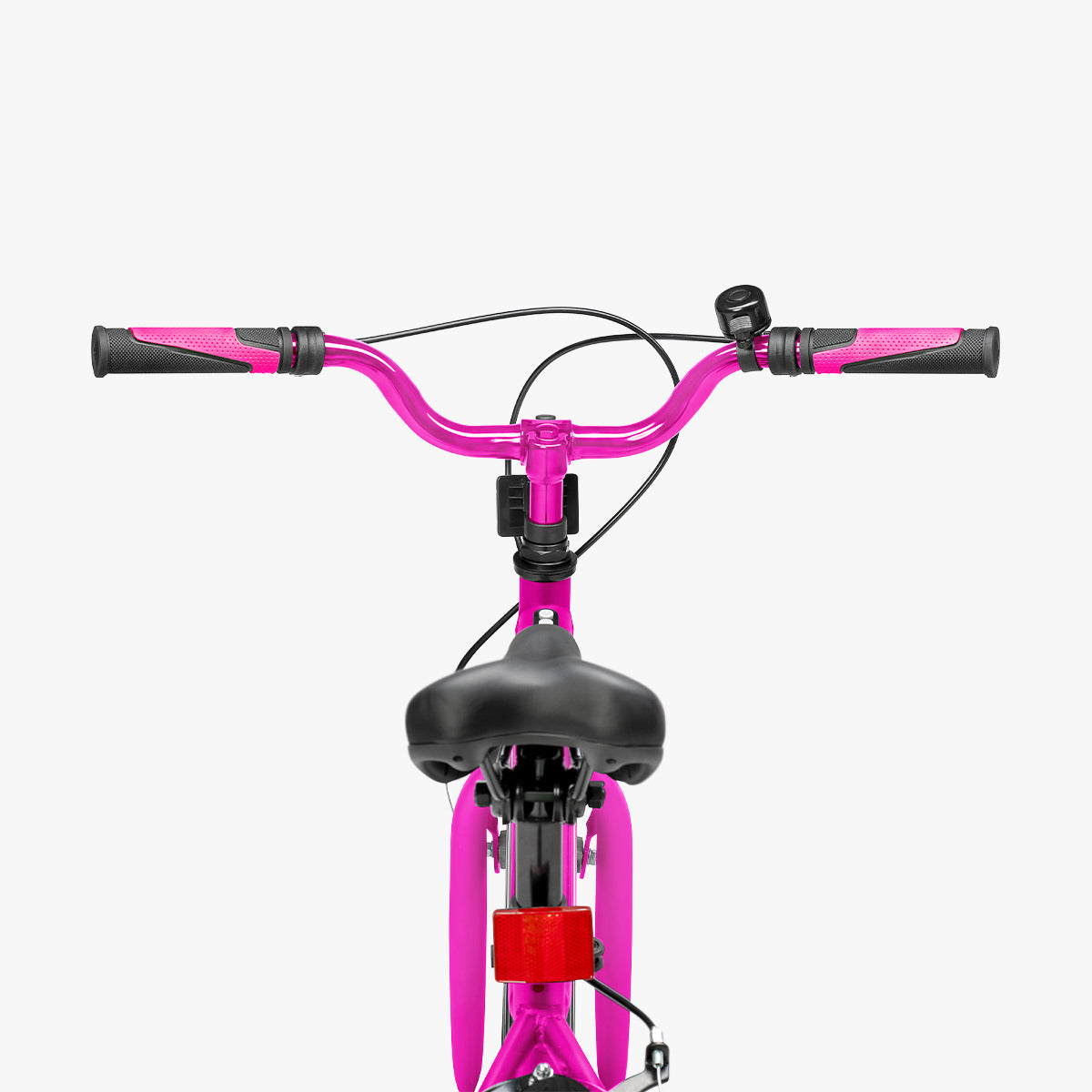 back view of the pink JLR X bike