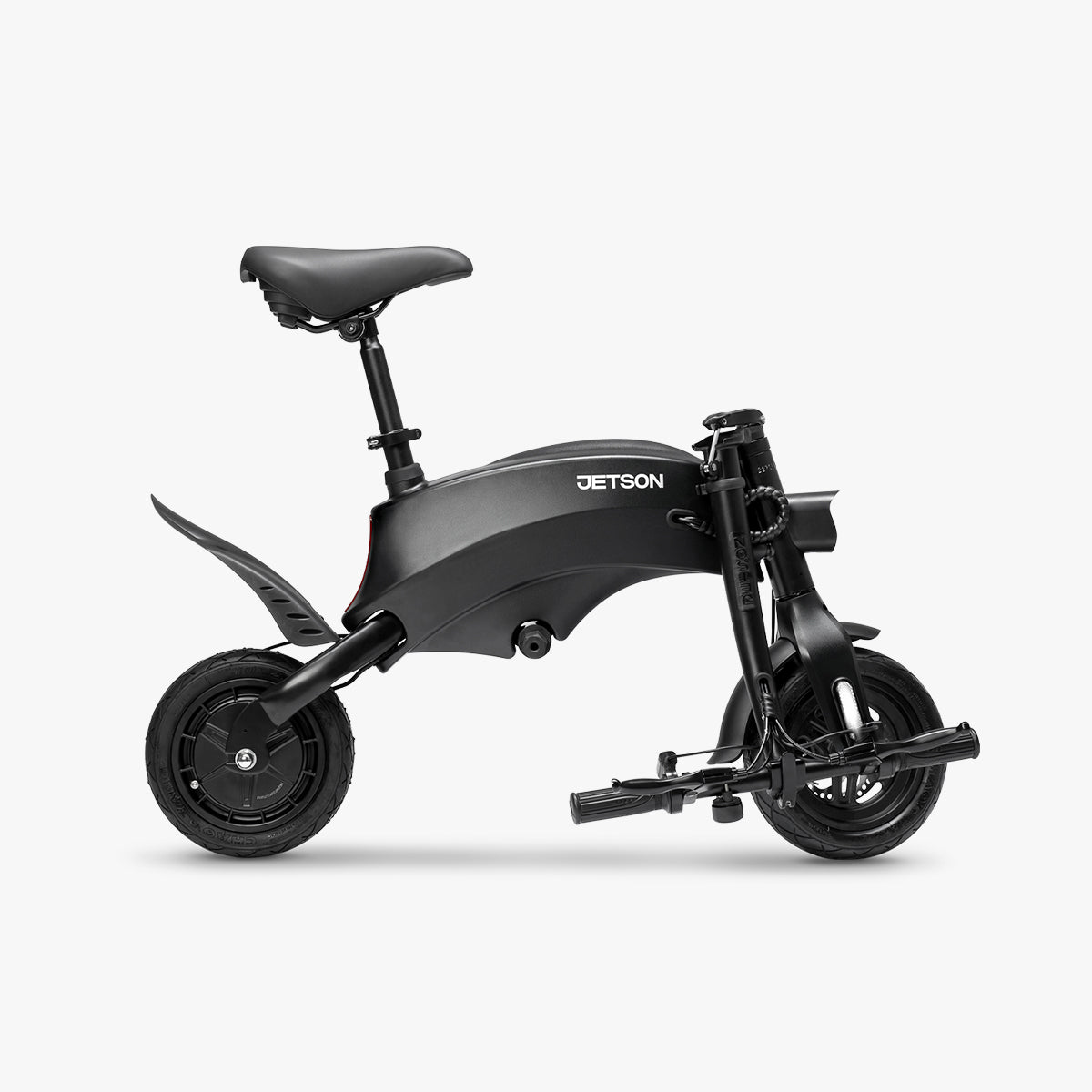 black LX10 with the handlebars folded down