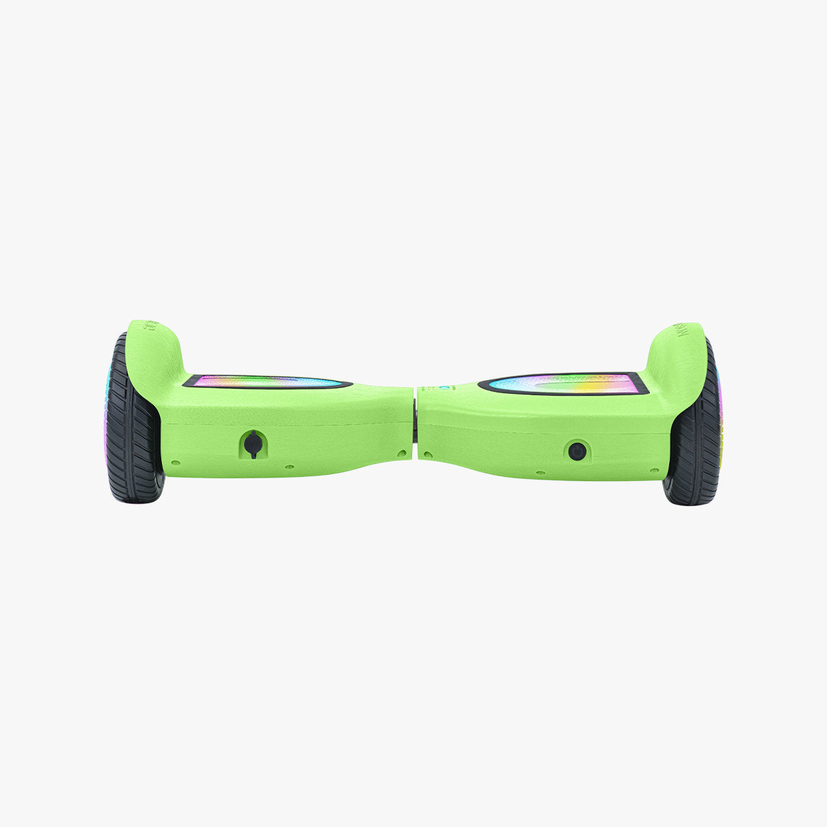 rear view of green mojo hoverboard