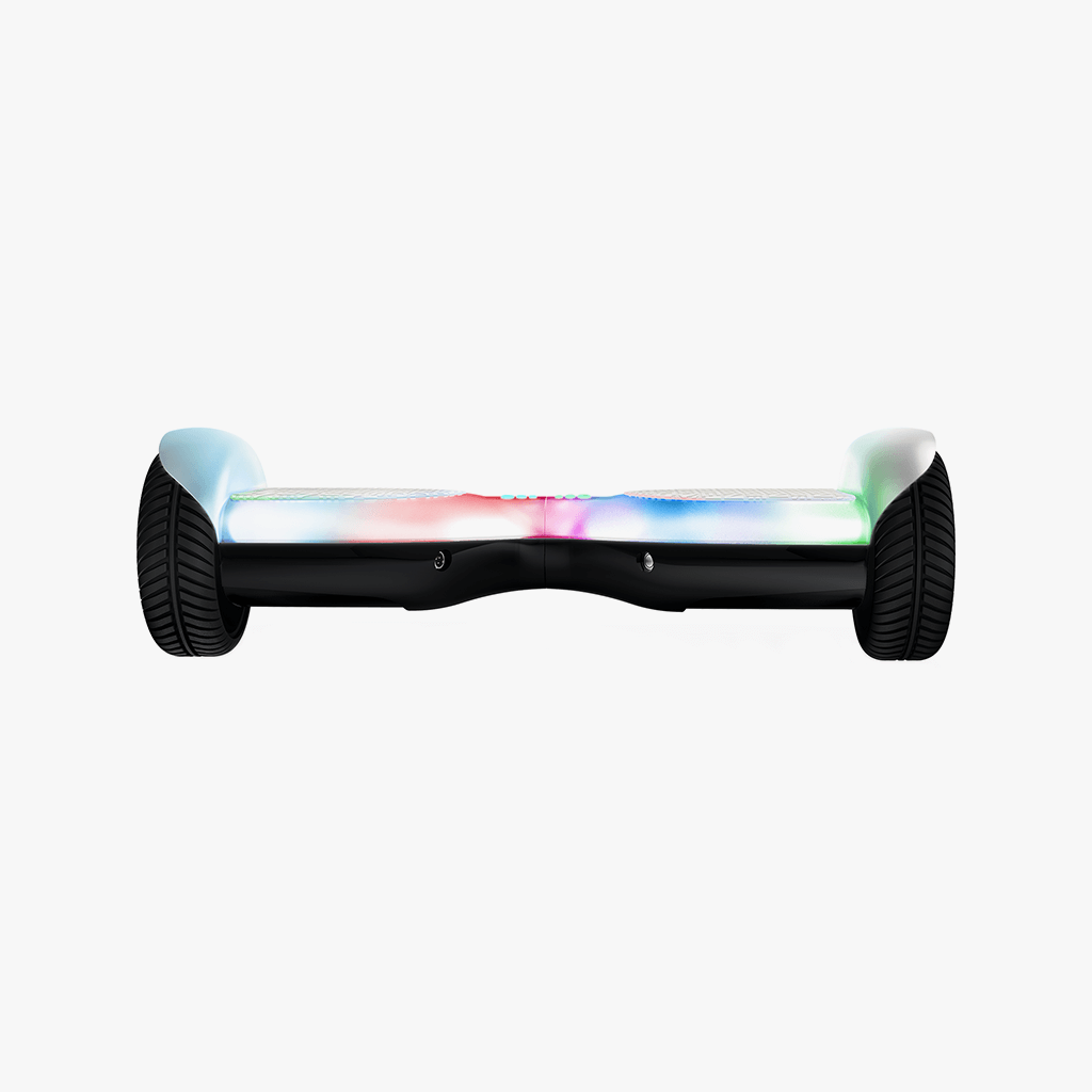 rear view of black plasma hoverboard