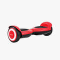 view of the red Prism hoverboard angled to the right