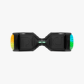 overhead view of black rave hoverboard
