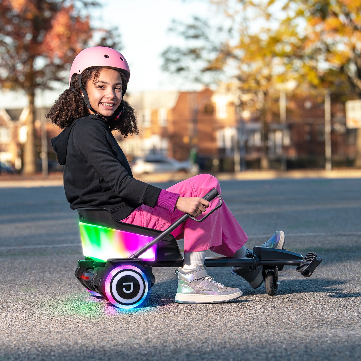girl sitting on  remix jetkart combo